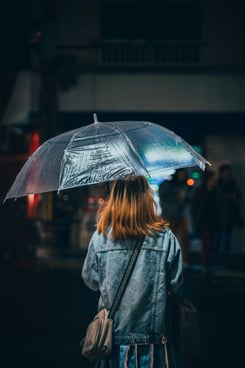 woman umbrella