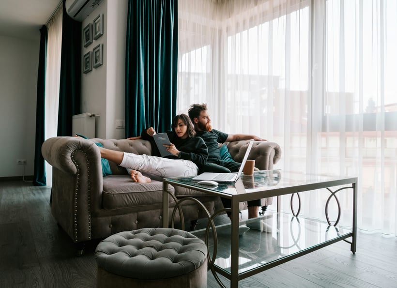 couple at home